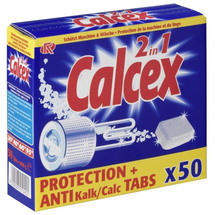 Догляд за білизною Calcex 2in1 50 Tabs Anti-calc for washing machine