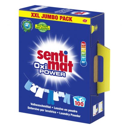 Пральний порошок Sentimat Oxi Power 5.5kg - Plasticfree Washing powder - All textiles