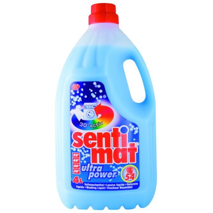 Рідкий миючий засіб Sentimat Ultra Power 4L - NEW Liquid Detergent - All textiles