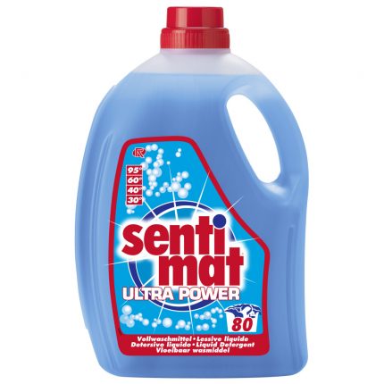 Рідкий миючий засіб Sentimat Ultra Power 80WL Liquid Detergent - All textiles