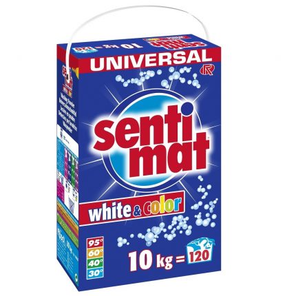 Пральний порошок Sentimat White&Color 10kg Washing powder - All textiles