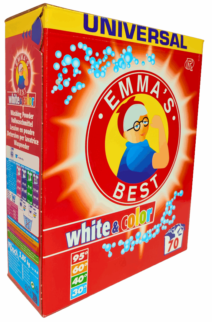 Emma'sBest_3.85 АКЦІЯ! Пральний порошок Emma's Best 3,85 Kg 70 Loads - Зображення 2