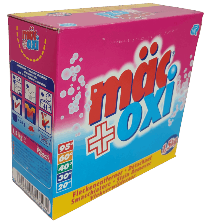 Засіб для виведення плям Mäc Oxi 1.5kg Stain remover - Powder - Зображення 2