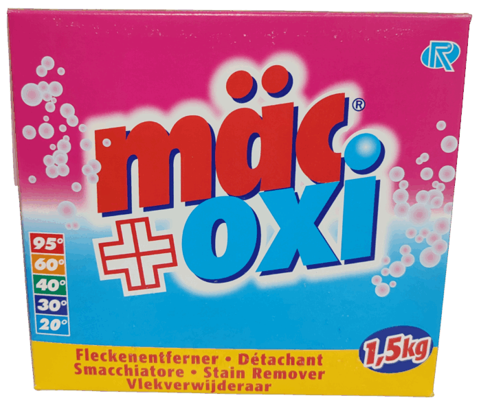 Засіб для виведення плям Mäc Oxi 1.5kg Stain remover - Powder - Зображення 3