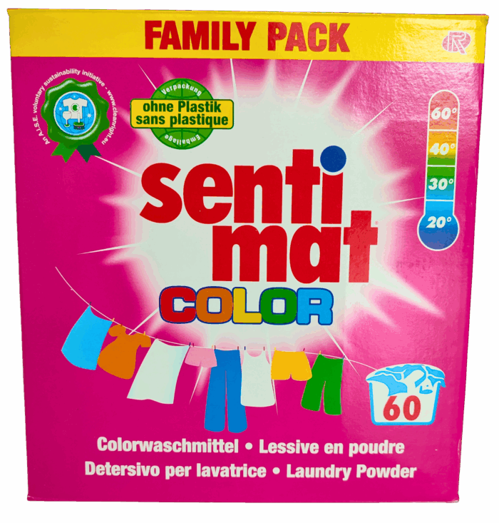 Sentimat_COLOR_3,3_kg-1 Пральний Порошок для кольорового Sentimat Color 3.3kg 60WL - Зображення 3