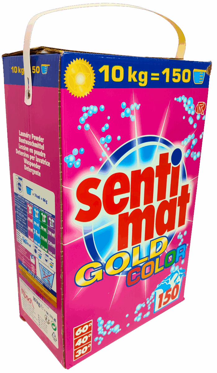 Пральний порошок Sentimat Gold Color 10kg Washing powder - Color - Зображення 2