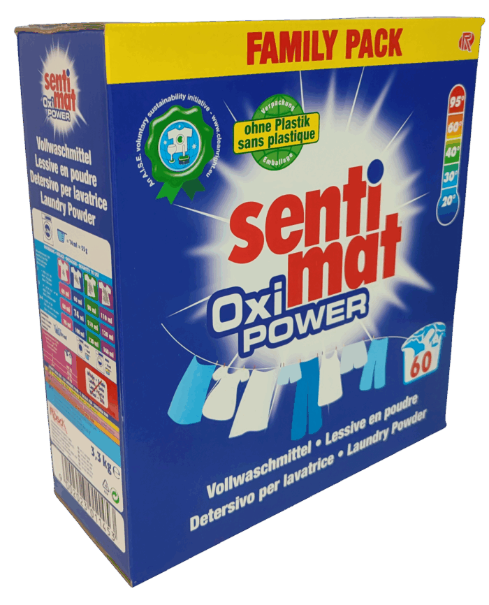 Пральний порошок Sentimat Oxi Power 3.3kg 60WL - Зображення 2