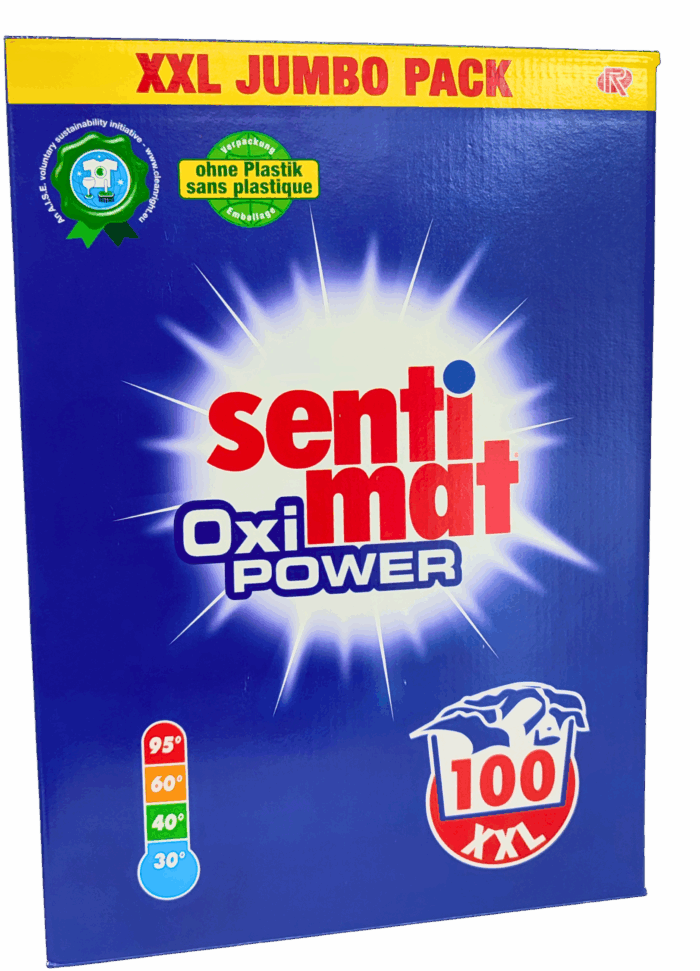 Пральний порошок Sentimat Oxi Power 5.5kg - Plasticfree Washing powder - All textiles - Зображення 3
