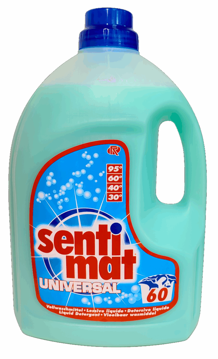 Гель для прання  Sentimat Universal 3L Liquid Detergent - All textiles - Зображення 2