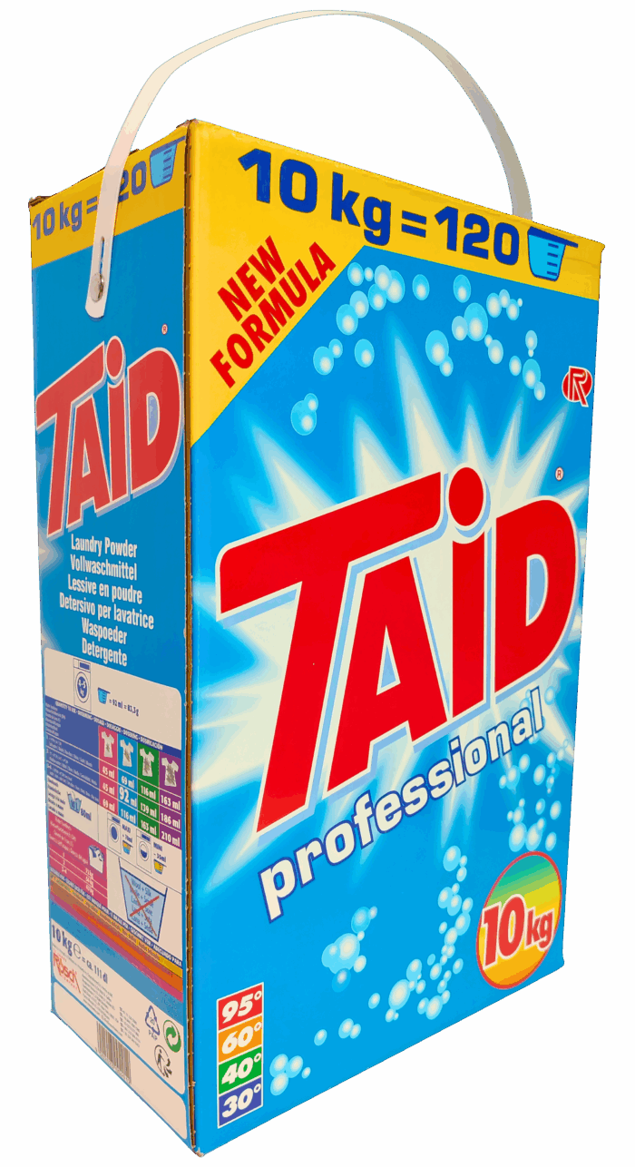 АКЦІЯ! Пральний порошок Taid Professional 10kg Washing powder - Зображення 2