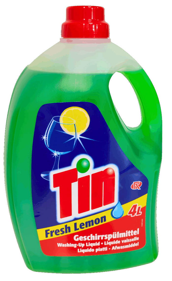 Чистячий засіб Tin Fresh Lemon 4L Washing-up liquid - Зображення 2